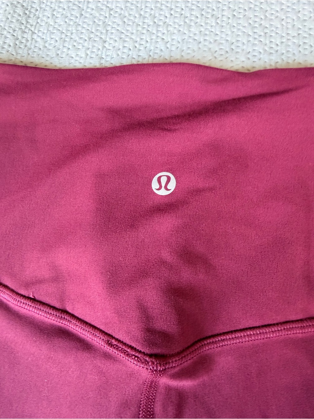 lululemon athletica Kids High-Rise Leggings - Wine - Picture 4 of 6